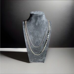 Kendall Scott Gold Chain Link Double Layer Necklace Adjustable